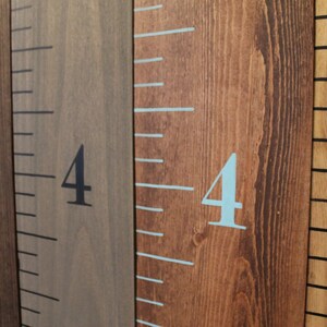 Growth Chart Wood Growth Chart Ruler Custom Growth Chart image 4