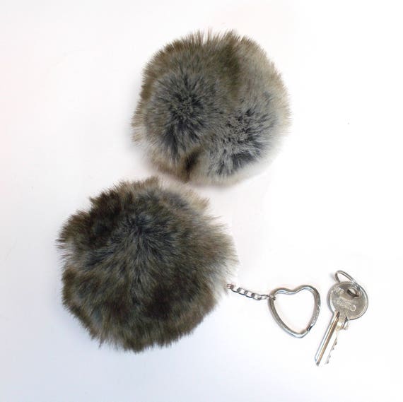 pom pom key charm