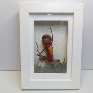 Kunst aan de muur Fairy eikels Faloot Becorn forest elf pixie 3D ingelijste kunst aan de muur cadeau tafeldecor kerstcadeau 03 04