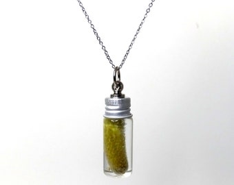 Dill pickle jar necklace pendant gift for pickle lovers Pickleball fun gift pendant Dill with it pickle gift Pickle jar keychain