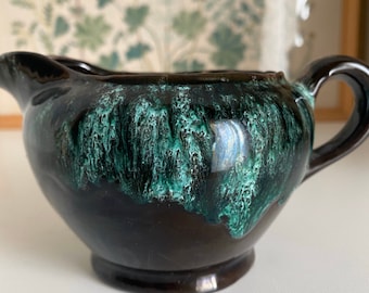 Royal Canadian Pottery Drip Glaze Creamer