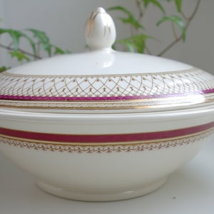 ヴィンテージ J & G Meakin Potteries ソル サービングディッシュ 蓋付き