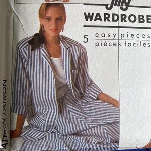 80s fashion womens styles easy sewing pattern Simplicity 8075