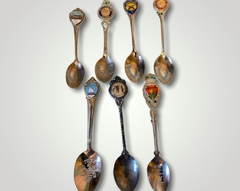 Vintage Collector Souvenir Spoons