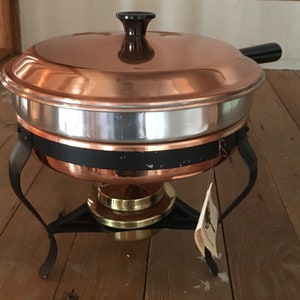 Like new Vintage Copperware Chafing Dish