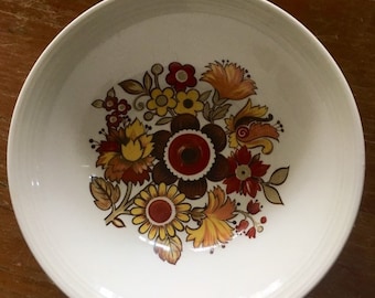 Ironstone Cereal Soup or Salad bowls Festival Pattern by Myott