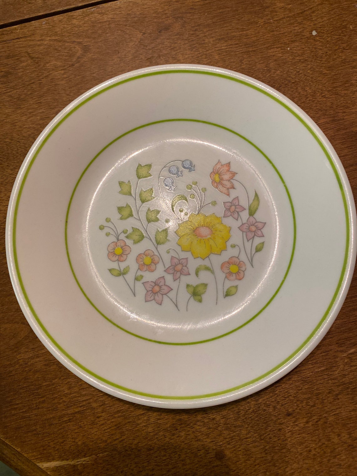 Corelle Meadow flowers Pattern Dishes Etsy