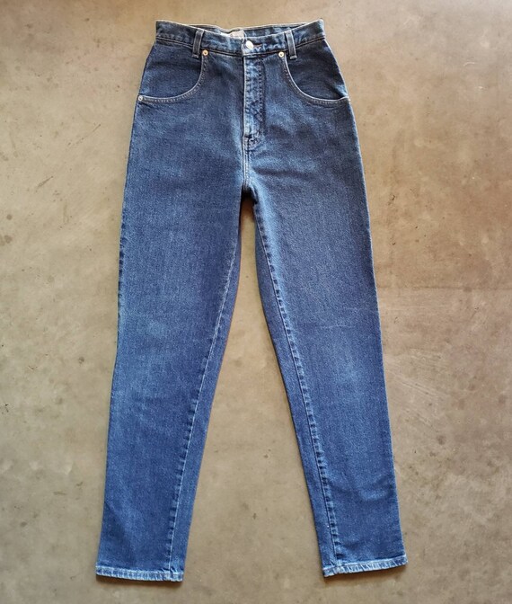 1980's 90's French Dressing Stretch Jeans / High Wais… Gem