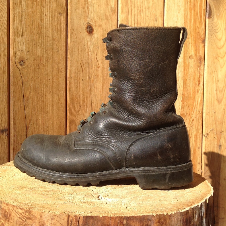 1960's German Military Combat Boots / Men's / Black / Etsy