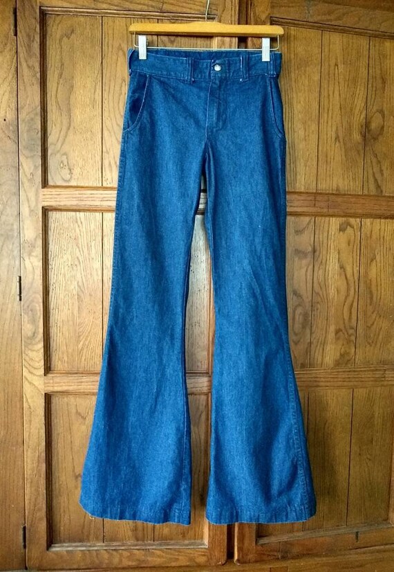 RARE 1960's 1970's BB Bell Bottom Denim Jeans / Super - Etsy