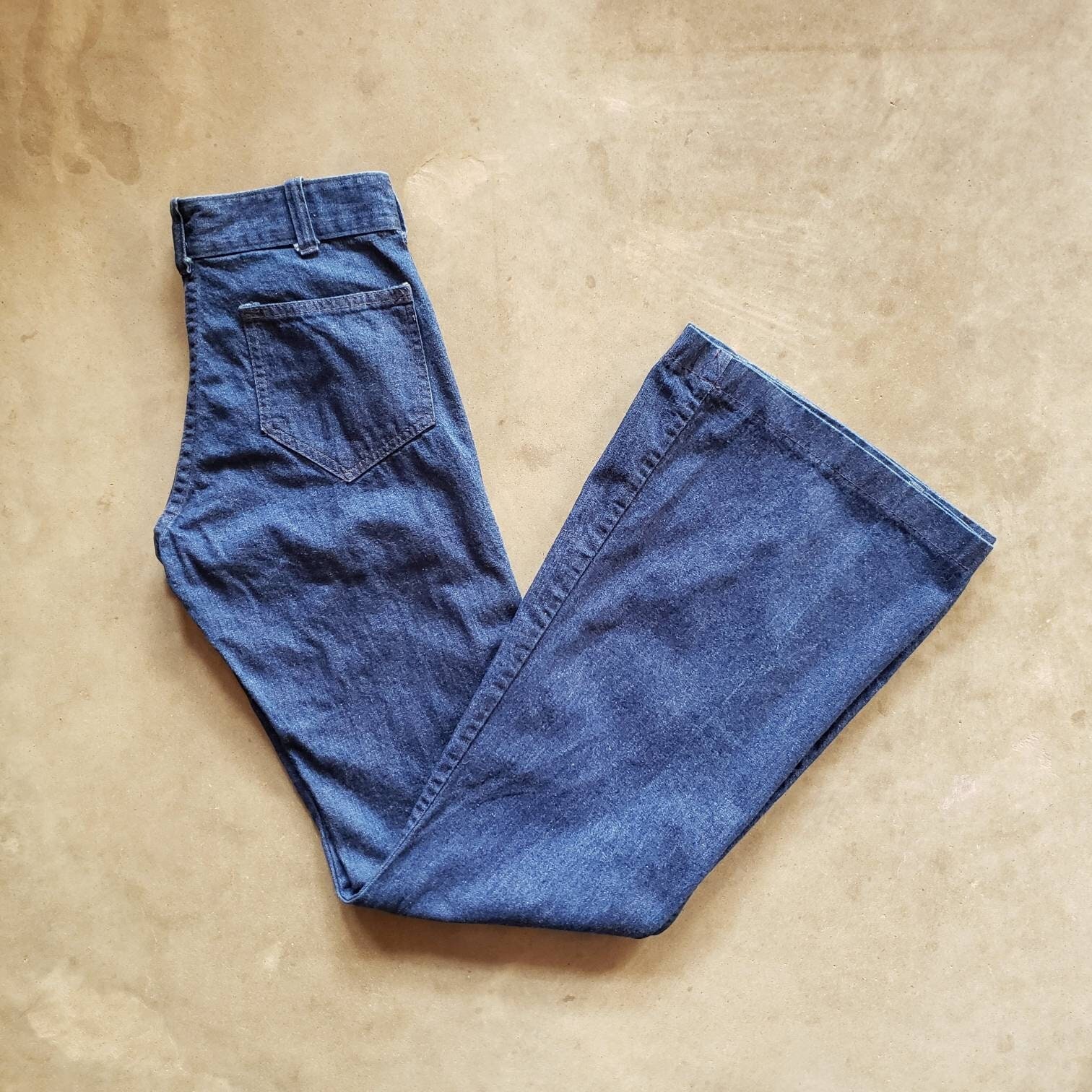 RARE 1960's 1970's BB Bell Bottom Denim Jeans / Super - Etsy Denmark