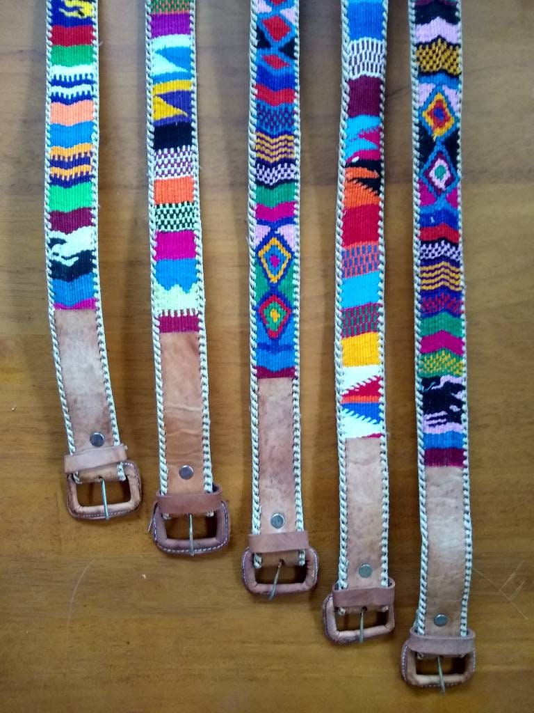 Men's Guatemala Hand Woven Canvas Belt