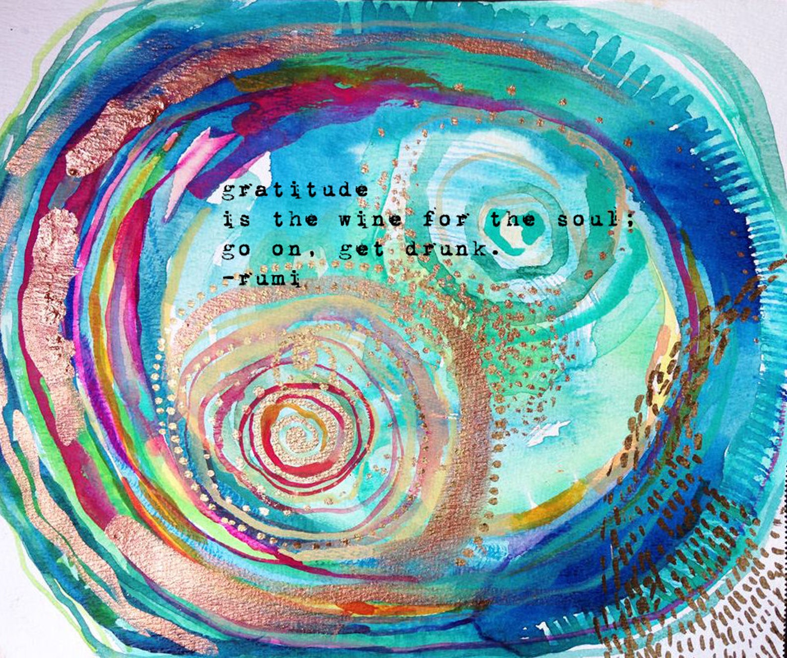 Rumi Print Rumi Art Rumi Quote Print Rumi Wall Art Yoga Etsy