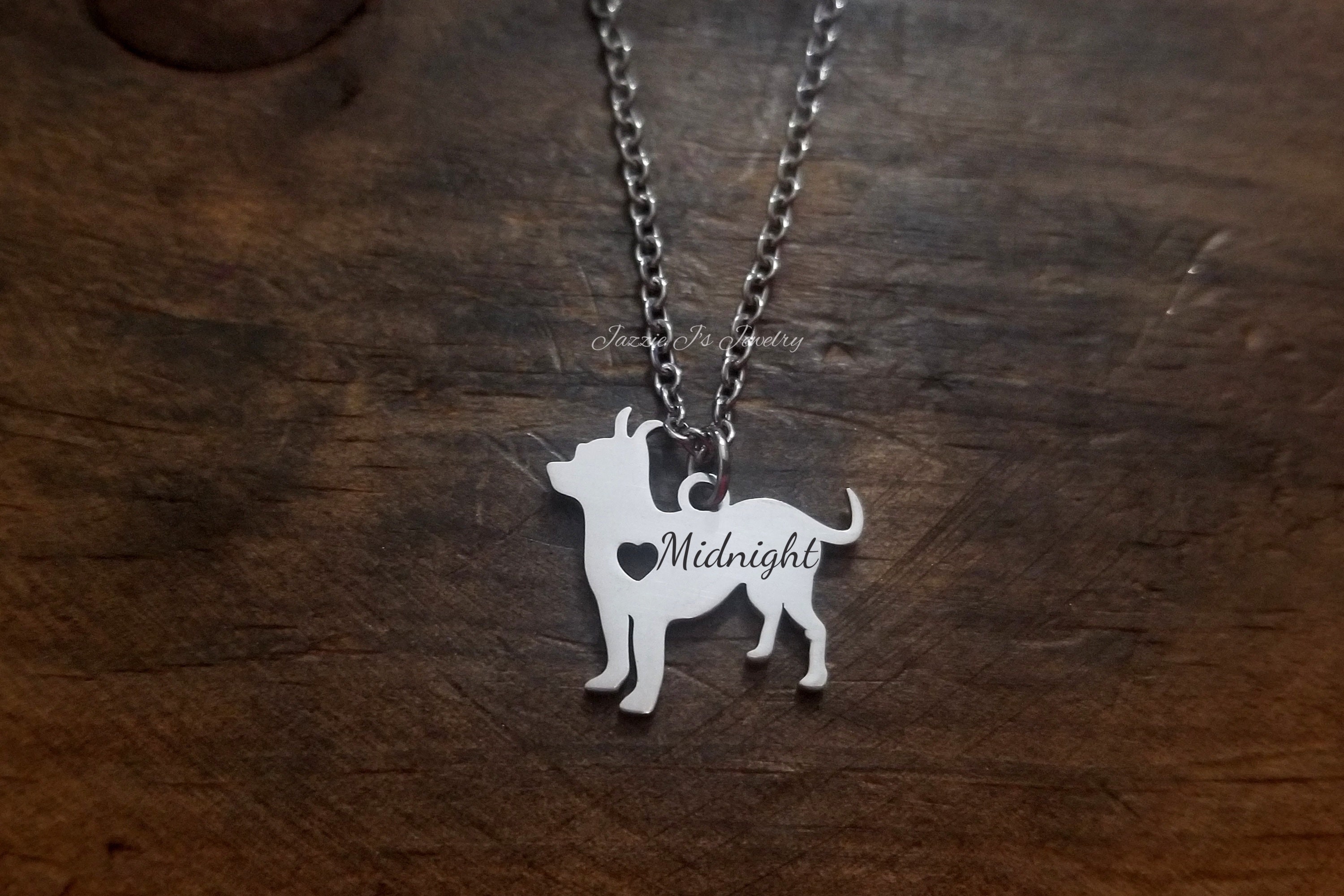 Personalized Dog Necklace Pet Name 