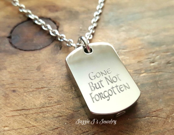 dog tag urn necklace
