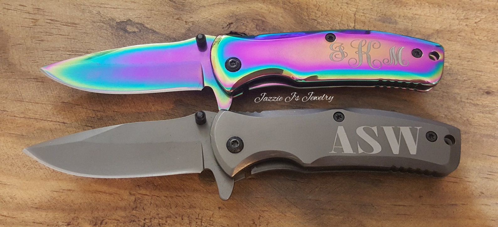 Engraved Knife Personalized Stainless Steel Pocket Knife Etsy