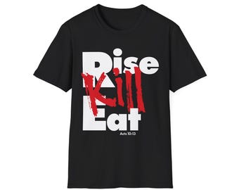 Gift for Priests Pastors and Hunters | Idea for Confirmation and Baptism | Under 30 Dollars | Unisex T-Shirt for Hunting & Church Events