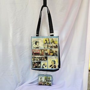 Vintage Disney Snow White & the Seven Dwarfs Comic Strip Handbag and Wallet
