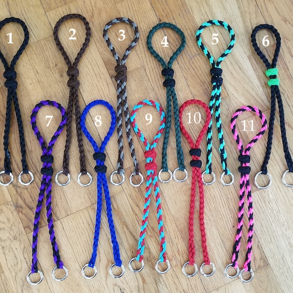 Hand braided Indian War Bridles, LOTS of colors to choose from!   **New**