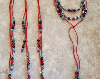 SALE PRICE!  Gorgeous Mane and Tail Beads for Horses!  Bling Tack,  Arabian, AQHA,  Friesian, etc.  Red, Turquoise, Black