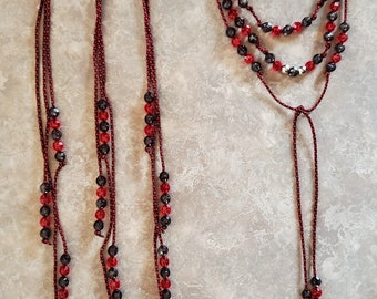 Gorgeous Mane and Tail Beads for Horses!  Bling Tack,  Arabian, AQHA,  Friesian, etc.  Red, Black  **New**