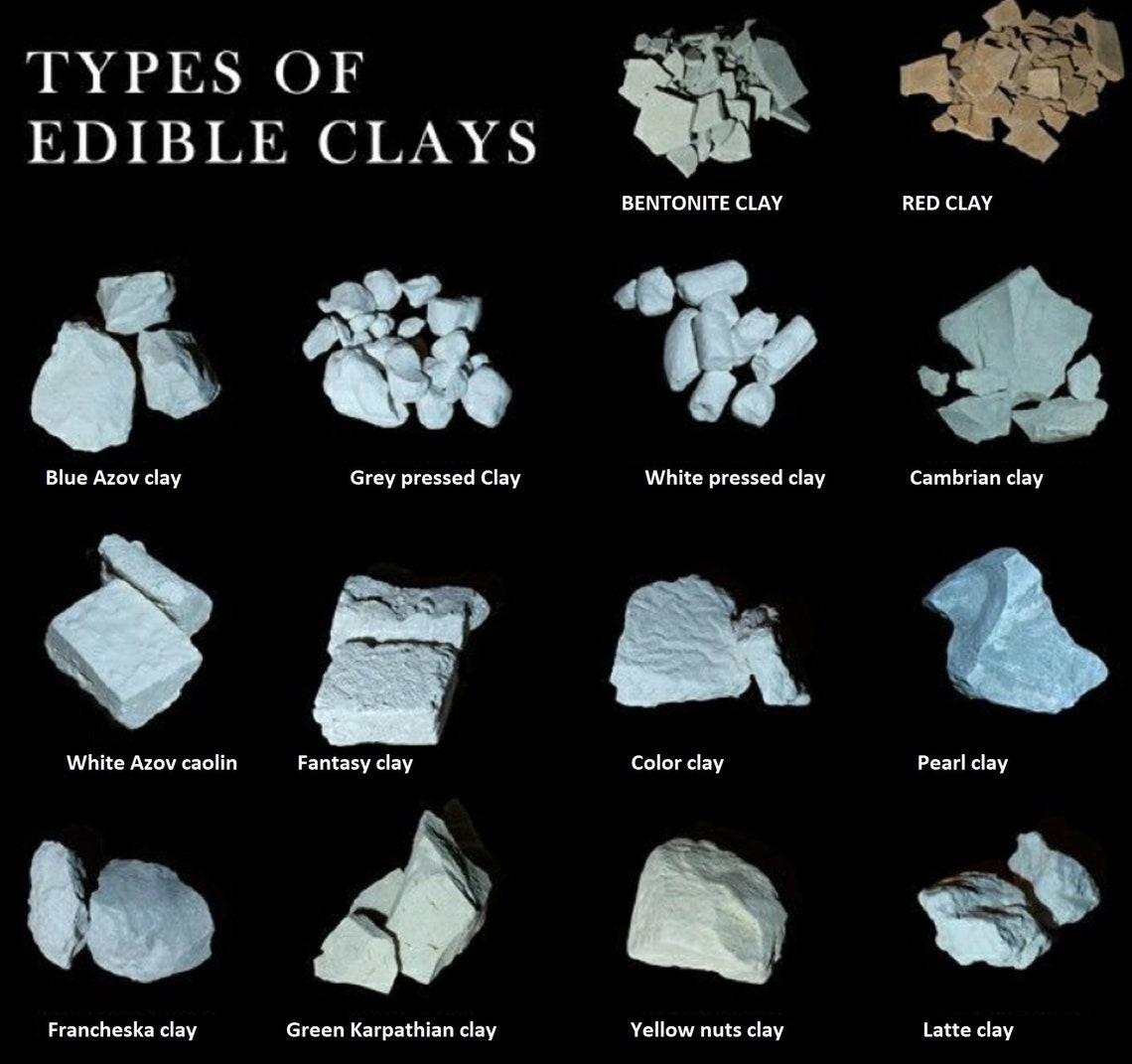 Set of 14 edible clay X 100 gram each 3 LB eat clay Etsy