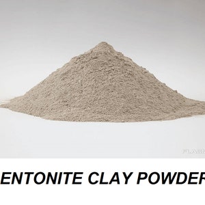 Bentonite clay   powder from 100 gram  to 9500 gr  100% pure natural    any impurities and additives