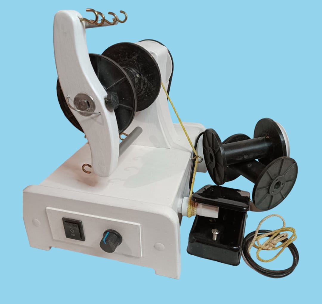 Espinner Electric Spinning Wheel for Art Wool Yarn Three Etsy