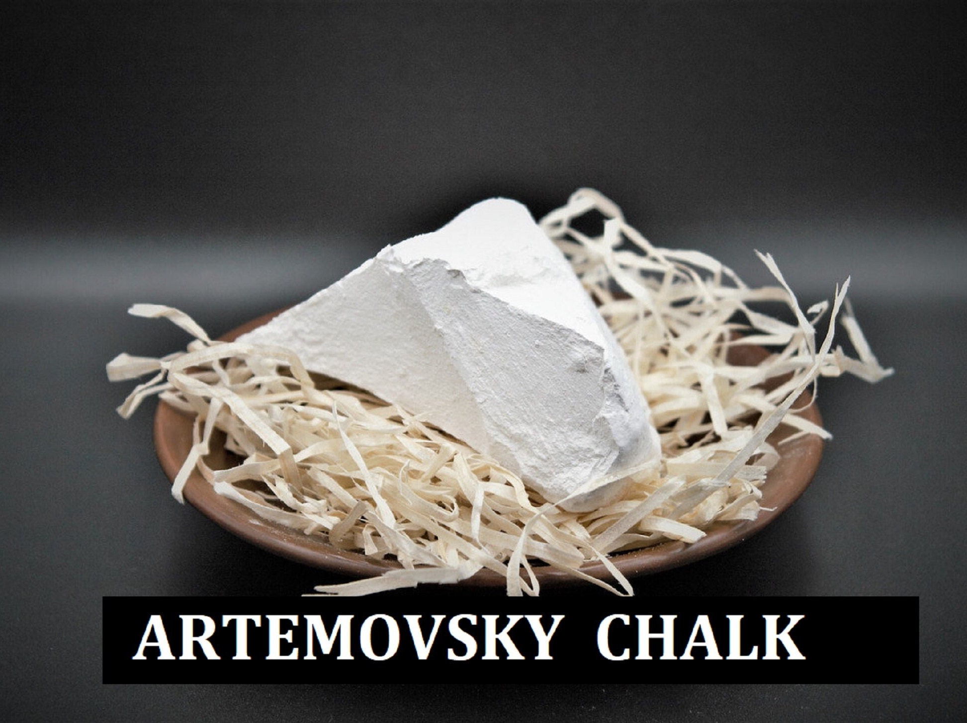 Edible chalk : KAMENKA edible Chalk chunks (lump) natural for eating (food)