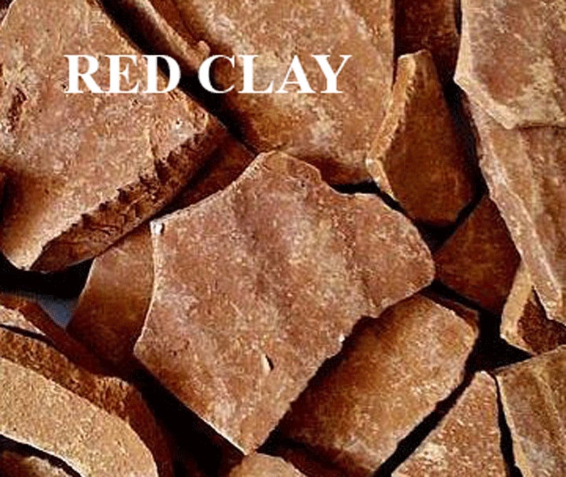 Red clay from 100 gram to 10 kg 100 pure natural any Etsy