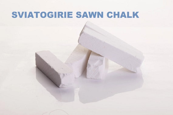 Sviatogorie Sawn 1 LB Edible Ukraine Chalk Eating Addiction Natural FREE  SAMPLES 