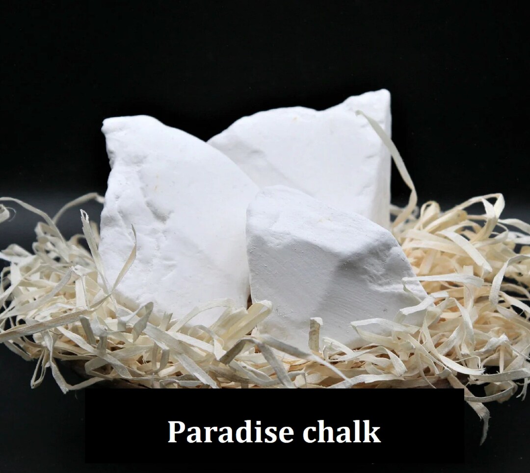 Paradise Chalk Chalk Lump 200 Gr 2 LB Smell Like Coated Paper