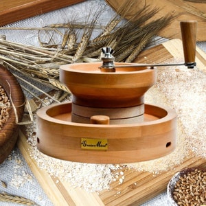 Grain Grinder Natural Granite Hand Mill for Flour  Nutritious products NEW