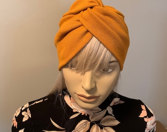 Patrón de costura de turbante, gorro de quimioterapia, calentador de cabeza, dos tallas para adultos, digital