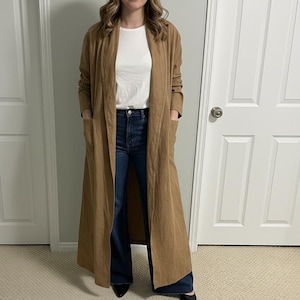 Drop Shoulder Coat - Etsy