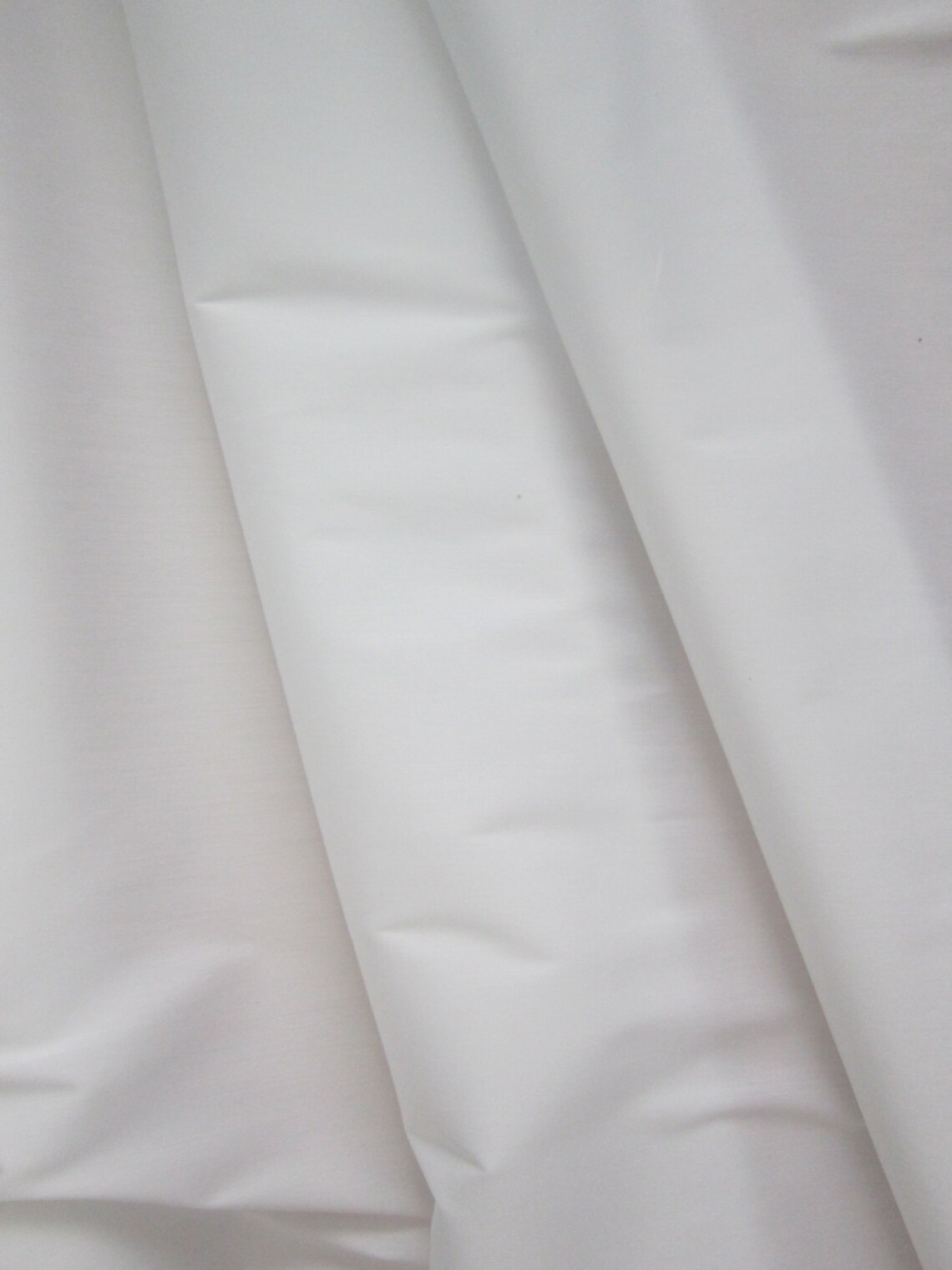 White Cotton Poplin Fabric by the Yard Woven Plain Cotton Etsy Canada
