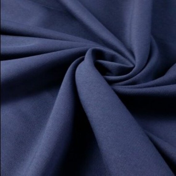 2.5 yards Navy Ponte Knit Fabric Blue 