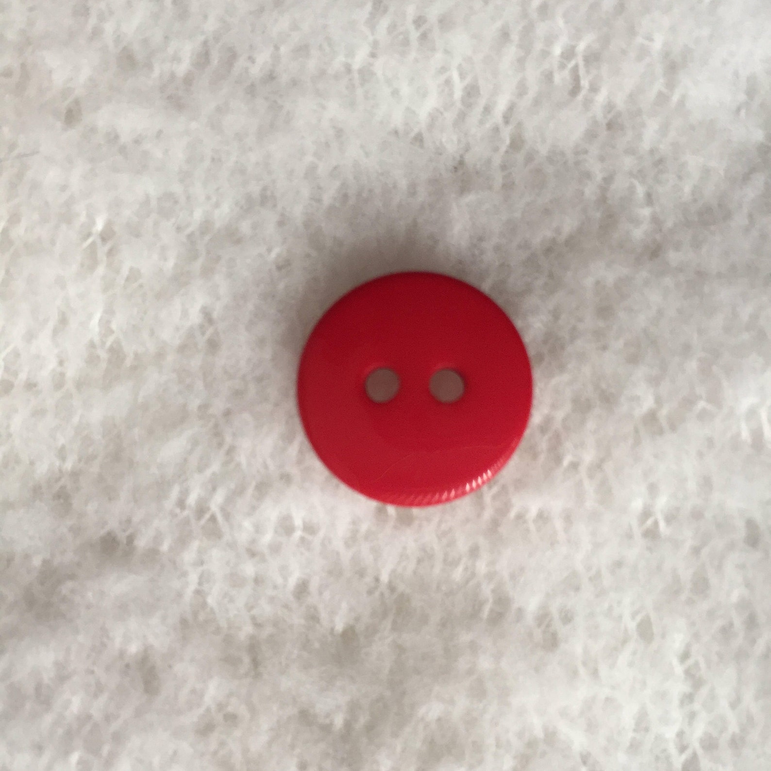 9/16 Red Buttons Plastic Sewing Buttons 10 Pieces Two Etsy