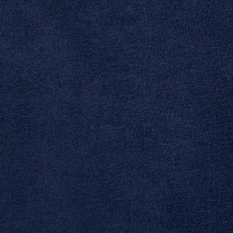 Navy Blue Terry Fleece Knit Fabric by the Yard Dark Blue Etsy