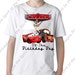Cousin of the Birthday Boy Iron On Lightning McQueen Sally Disney Pixar Cars Party T-shirt Transfer Printable Digital clip art DIY