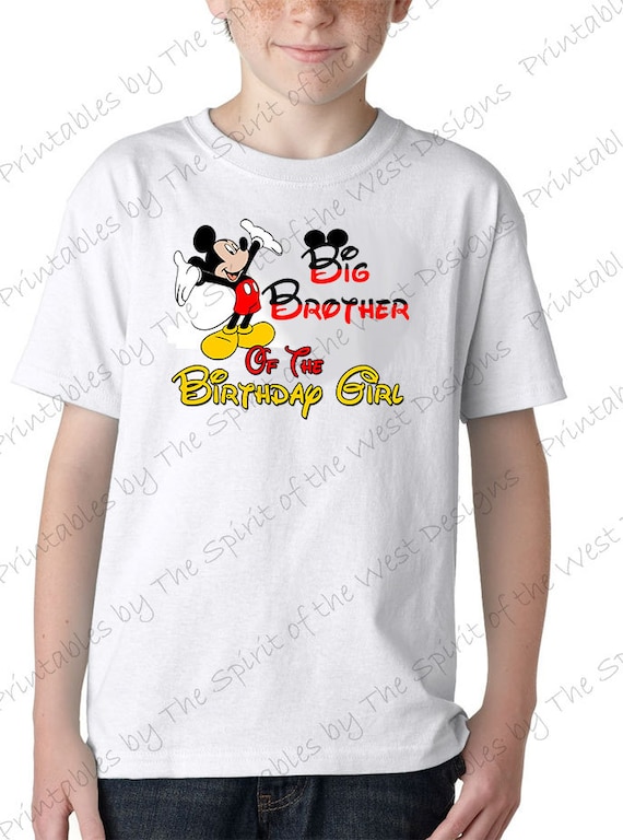mickey mouse big brother shirt