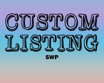 Custom Listing - 2 images