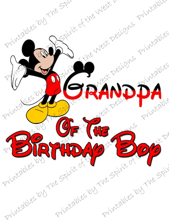 Birthday boy hotsell mickey shirt