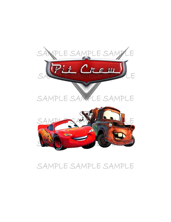 Cars Lightning Mcqueen Clipart Digital PNG Printable 