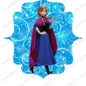 frozen kristoff printable party image use as iron on t shirt etsy