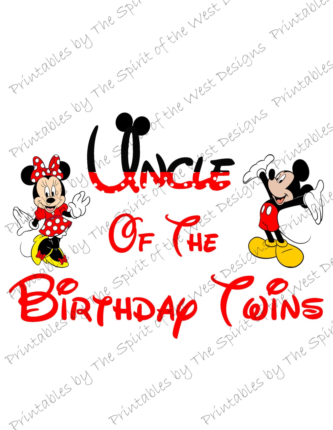 Mickey Mouse Ears Printable