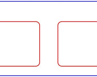 3 Hanging File Bars XL Square Holes