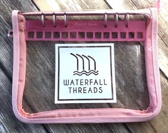 NEW!!!*** MINI Thread & Floss Organizer, A5 Zippered Binder Thread Carrier