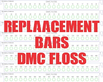 DMC Floss Replacement bars for the DMC floss collection, 20 hole Hanging File Bars