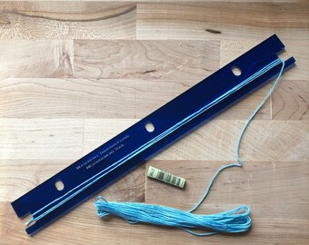 3 Ring Binder Floss Measurement Tool , 11.5" or 9.0", Skein/Floss measurement tool for 3 Ring Binder Storage system, DMC Threads
